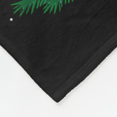 Red Panda Christmas Tree Funny Animal Fleecedecke (Ecke)