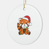 Red Panda Christmas Winter Animals Red Pandas Keramik Ornament (Links)