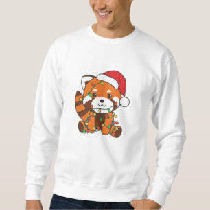 Red Panda Christmas Winter Animals Red Pandas Sweatshirt