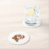 Red Panda Christmas Winter Animals Red Pandas Untersetzer (Vor Ort)