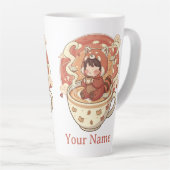 Red Panda Coffee & Latte 17oz Mug do Milchtasse (Rechte Ecke)