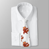 Red Panda Dabbing Neck Tie Krawatte (Gebunden)