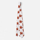 Red Panda Dabbing Neck Tie Krawatte (Rückseite)