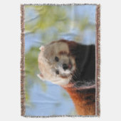 Red Panda Decke (Vorderseite Vertikal)