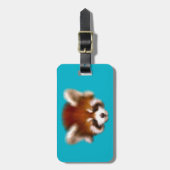 Red Panda Design Gepäckanhänger (Vorderseite vertikal)