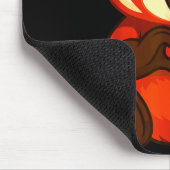 Red Panda Doing Heart With Hands Valentines Day  Mousepad (Ecke)