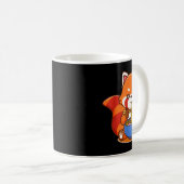 Red Panda Eating Ramen Japanese Soup Zoo Animal Zo Kaffeetasse (VorderseiteRechts)