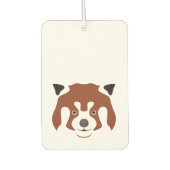 Red Panda Face Autolufterfrischer (Vorderseite)