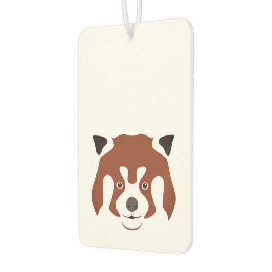 Red Panda Face Autolufterfrischer (Links)