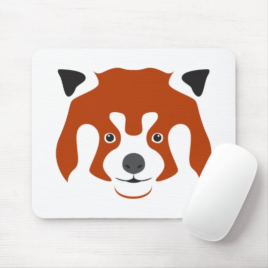 RED PANDA FACE MOUSEPAD (Mit Mouse)