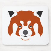 RED PANDA FACE MOUSEPAD (Vorne)