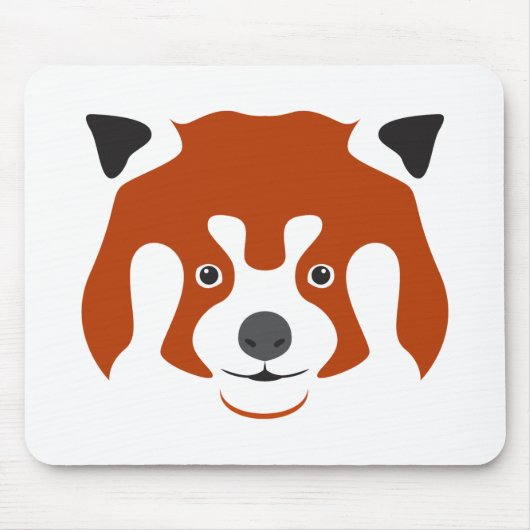 RED PANDA FACE MOUSEPAD (Vorne)