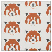 RED PANDA FACE STOFF (Muster)