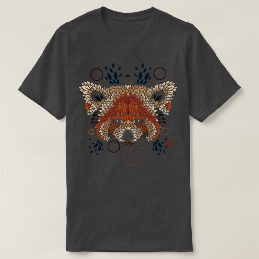 Red Panda Face T-Shirt (Design vorne)
