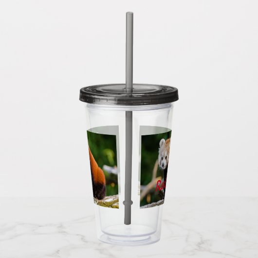 Red Panda Firefox Acryltrinkbecher (Rechts)