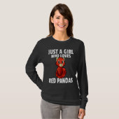 Red Panda For Girls Women T-Shirt (Vorne ganz)