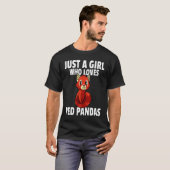 Red Panda For Girls Women T-Shirt (Vorne ganz)