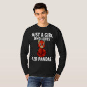Red Panda For Girls Women T-Shirt (Vorne ganz)