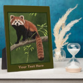 Red Panda Fotoplatte (Seite)