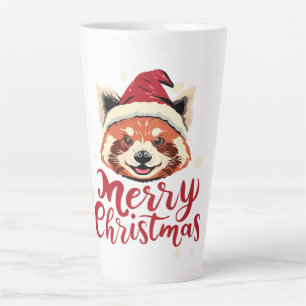 Red Panda Frohe Weihnachten Milchtasse