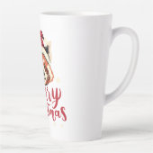 Red Panda Frohe Weihnachten Milchtasse (Rechts)