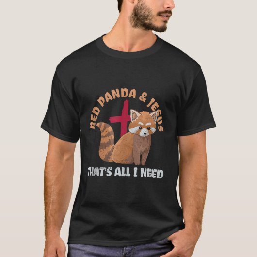 Red Panda für einen Red Panda Experten T-Shirt (Vorderseite)