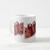 Red Panda Fury Kaffeetasse (Vorderseite Links)
