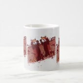 Red Panda Fury Kaffeetasse (Mittel)