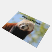 Red Panda Fußmatte (Schrägansicht)