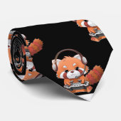 Red Panda Gamer Krawatte (Gerollt)