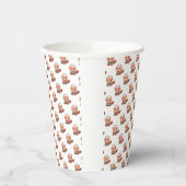 Red Panda Gamer Paper Cups Pappbecher (Links)