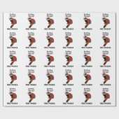 Red Panda Gefühl Sleepy Funny Red Panda Geschenkpapier (Flach)