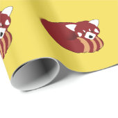Red Panda Geschenkpapier (Rolleneckpunkt)