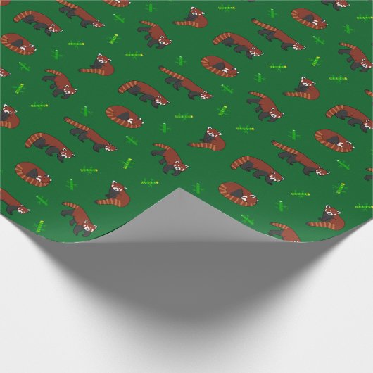 Red Panda Geschenkpapier (Ecke)