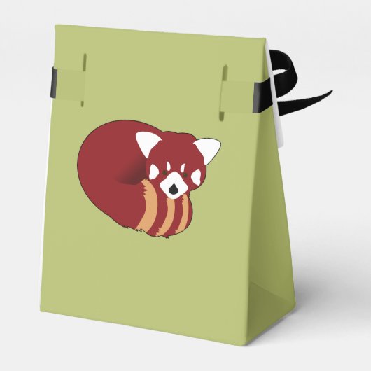Red Panda Geschenkschachtel (Rückseite)