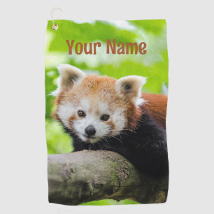 Red Panda Golf Handtuch