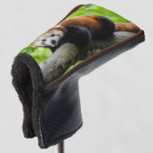 Red Panda Golf Head Cover Golf Headcover (3/4 Vorderseite)