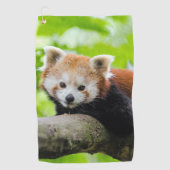 Red Panda Golfhandtuch (Vorderseite)