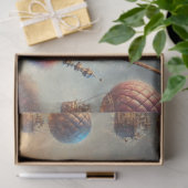 Red Panda Gothic Mechanical Wonderland Decoupage Seidenpapier (Geschenk)