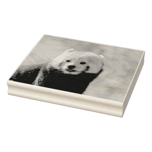 Red Panda Gummistempel (Stempel)
