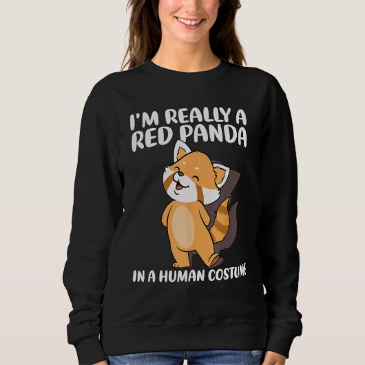 Red Panda Halloween Costume Red Pandas Sweatshirt (Vorderseite)