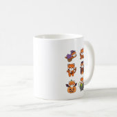 Red Panda Halloween Devil Pumpkin Vampire Costume Kaffeetasse (VorderseiteRechts)