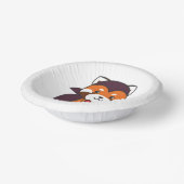 Red Panda Halloween Niedlich Devil Vampire Kostüm Pappteller (Gewinkelt)