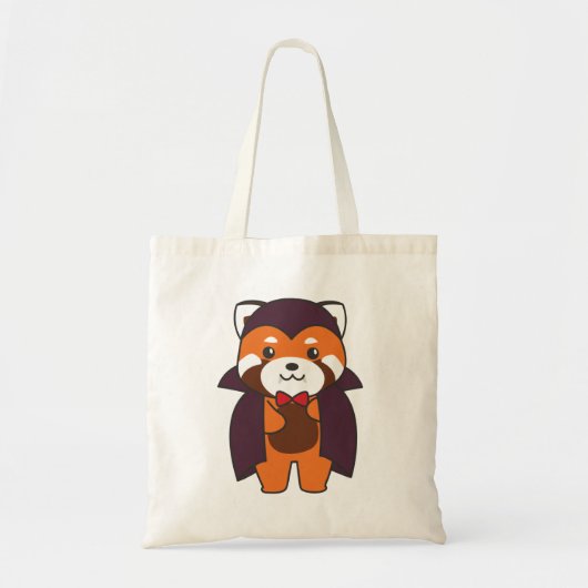 Red Panda Halloween Niedlich Devil Vampire Kostüm Tragetasche (Vorne)