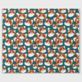 Red Panda Haven - Weihnachten Geschenkpapier (Flach)