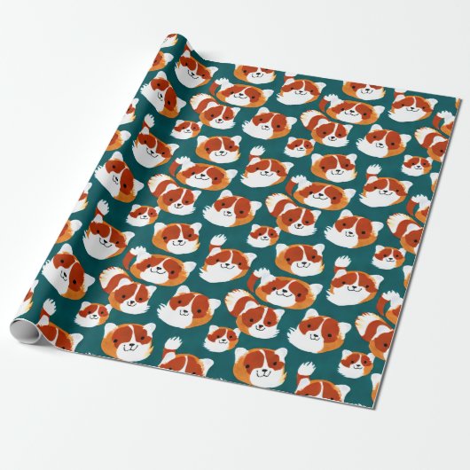 Red Panda Haven - Weihnachten Geschenkpapier (Ungerollt)