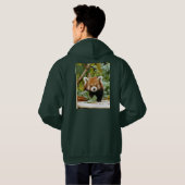 Red Panda Hoodie (Schwarz voll)