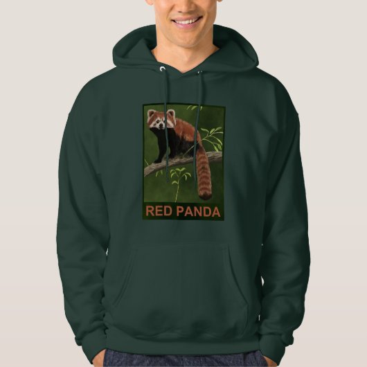 Red Panda Hoodie (Vorderseite)