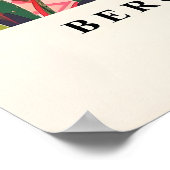 Red panda in bathtub funny poster, Matisse print Poster (Ecke)