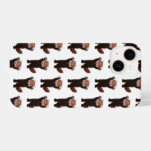 Red Panda iPhone Case Hülle (Rückseite (Horizontal))